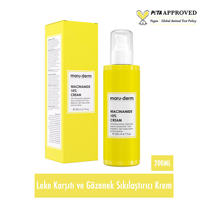Maruderm Niacinamide 10% Spot Treatment Cream 200ml - Pore Minimizer