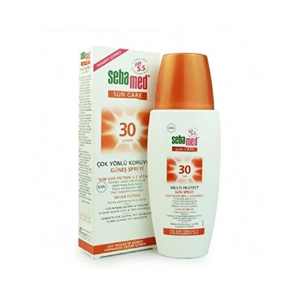 Sebamed SPF 30 Sunscreen Spray: Advanced UVA/UVB Protection, Non-Greasy, Alcohol-Free - Protect Sensitive Skin & Prevent Sun Damage