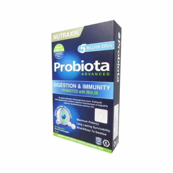 Nutraxin Probiota Advanced Probiotic Supplement for Gut Health Support - 60 Tablets