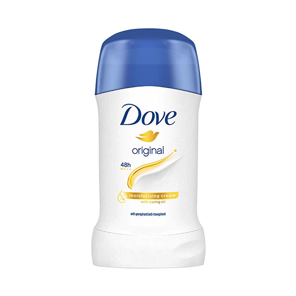 Dove Antiperspirant Deodorant Stick for Women - 48 Hour Protection, Moisturizing & Alcohol-Free - Original Scent