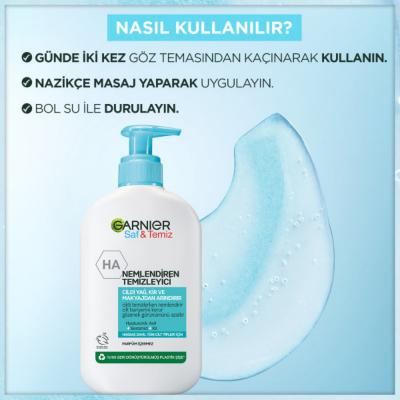 Garnier Facial Cleanser - Moisturizing Face Wash for Sensitive Skin, 8.45 fl oz