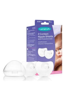 Lansinoh Breast Nipple Protector (2 Pieces x 20mm) - Breastfeeding Assistance for New Mothers