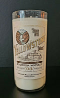 Reclaimed Bourbon Bottle Candle