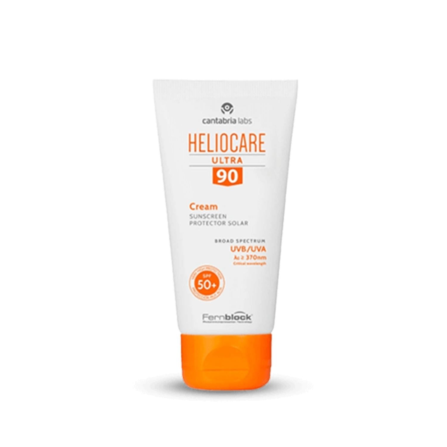 Heliocare Ultra 90 Gel Spf 50+ Sunscreen Gel for Sensitive Skin - High UV Protection