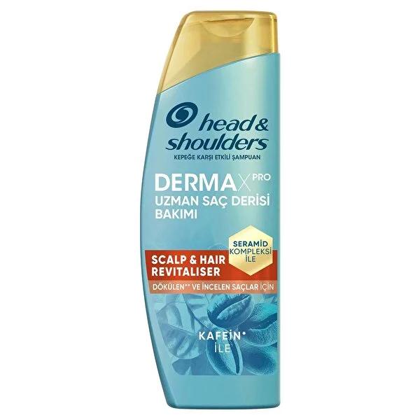 Head & Shoulders DermaXPro Anti-Hair Loss & Anti-Dandruff Shampoo | Scalp Revitalizer with Ceramide & Caffeine for Hair Density