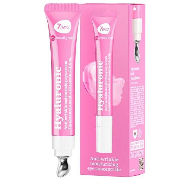 7Days Hyaluronic Acid Eye Cream: Hydrates, Reduces Wrinkles & Dark Circles - Brightening, Cooling, Korean Skincare