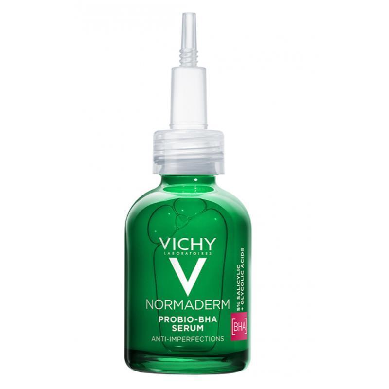 Vichy Normaderm BHA Peeling Serum: Exfoliate, Clarify & Control Oil for Acne-Prone Skin | Blackhead Treatment, Brighter Complexion
