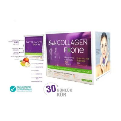 Suda Collagen FxOne Apple Flavored Collagen Supplement - 30 Sachets for Skin & Joint Health