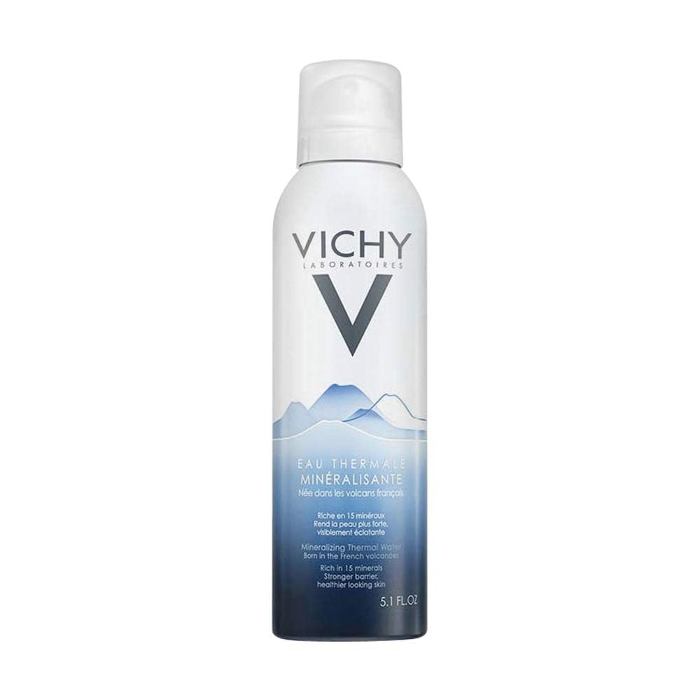 Vichy Thermal Water Spray - Soothing Skincare for Sensitive Skin, 100% Natural Thermal Water, Hypoallergenic & Fragrance-Free