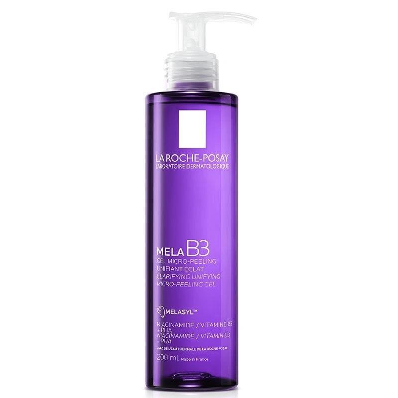 La Roche Posay Mela B3 Dark Spot Correcting Cleansing Gel - Niacinamide & Melasyl for Face & Body, 6.76 fl oz