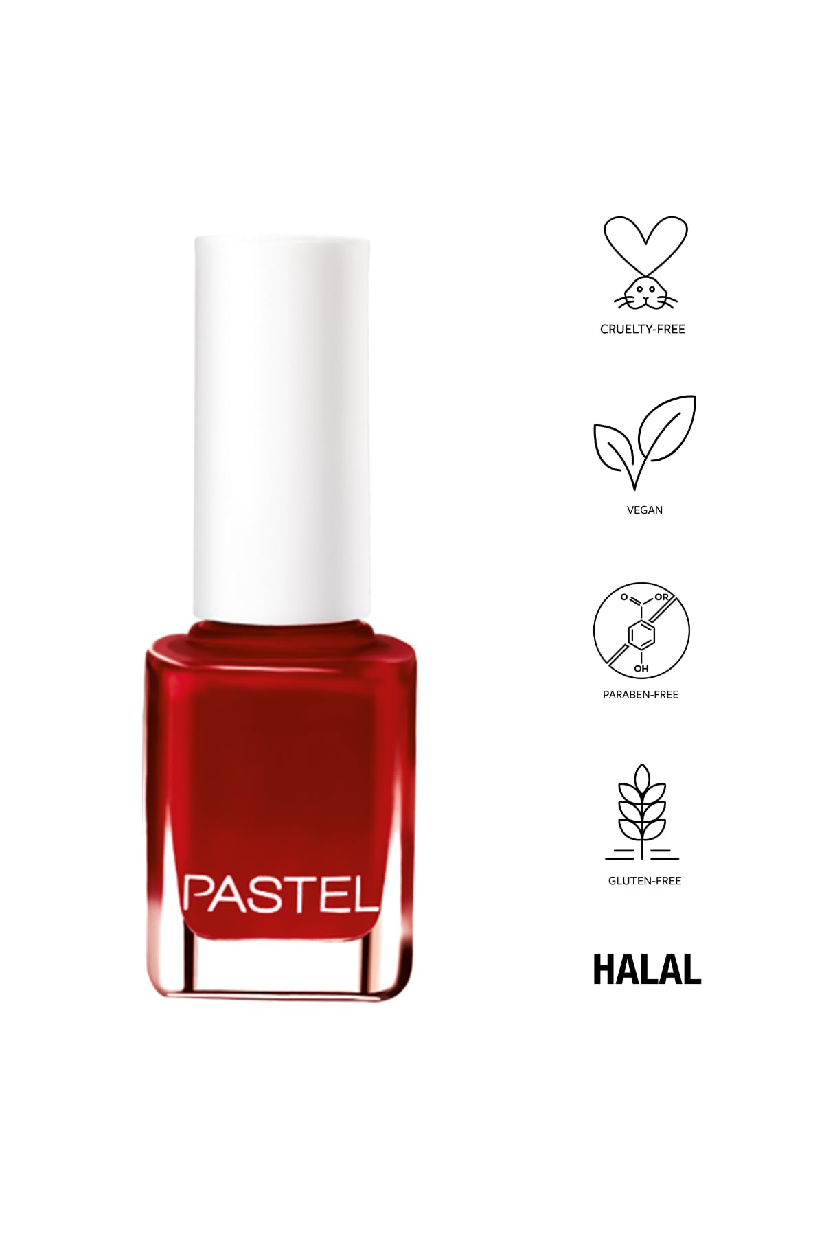 Pastel Vegan Nail Polish 13ml - Cruelty Free, Toxic-Free Nail Care