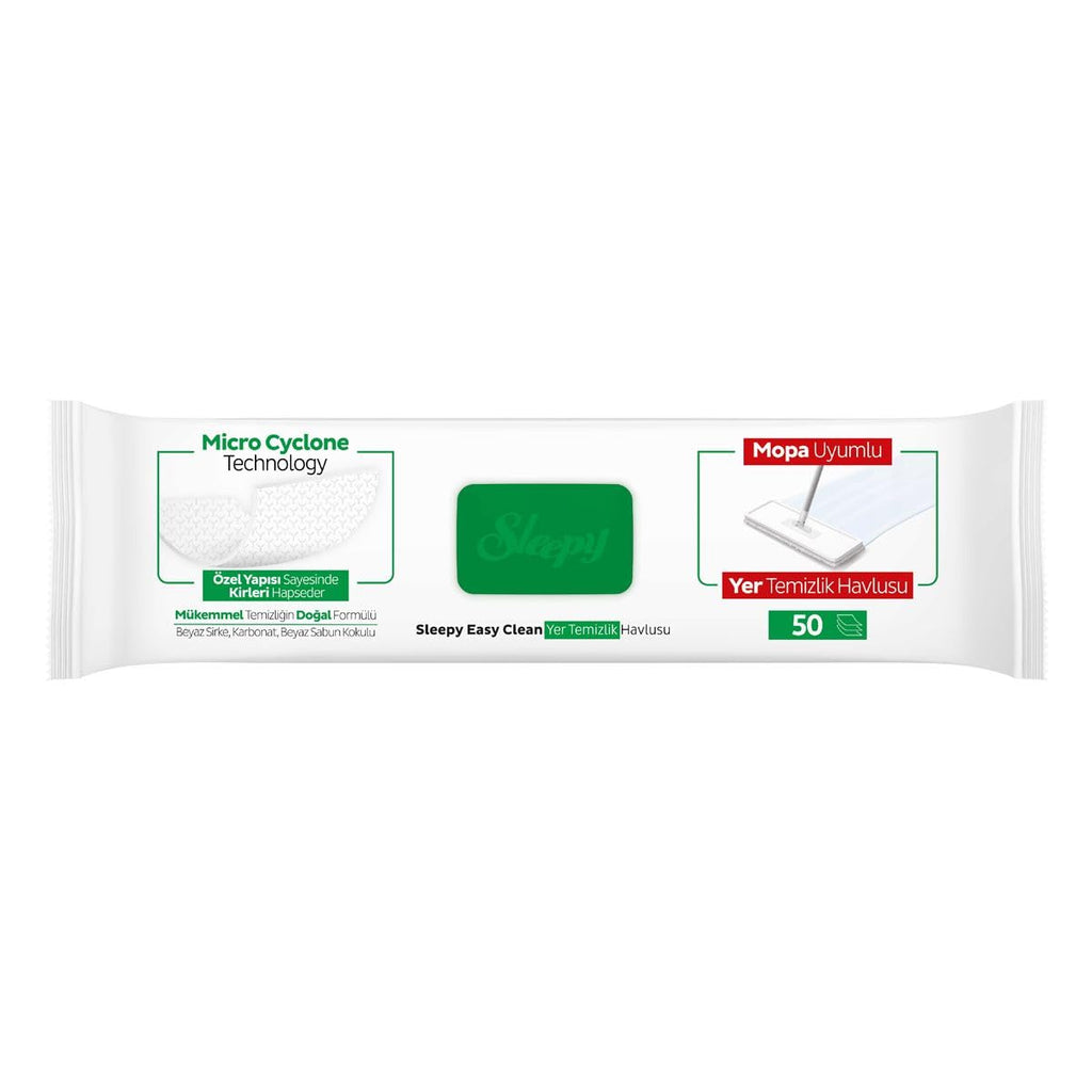 Sleepy Easy Clean Towels - Arab Soap Formula | 100 Sheets
