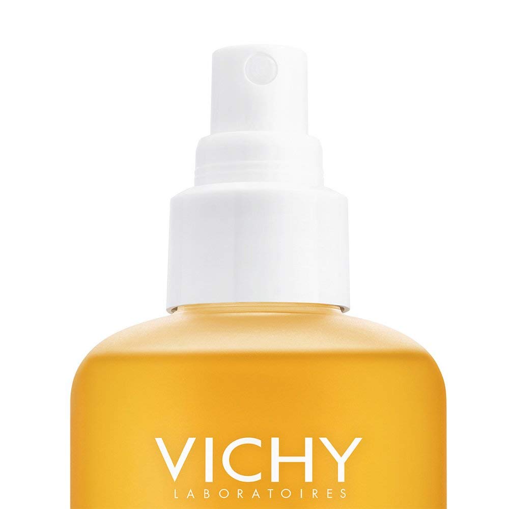 Vichy Capital Soleil Solar Protective Water SPF50 Sunscreen Spray - Water-Resistant, Antioxidant-Rich, SPF50 Protection