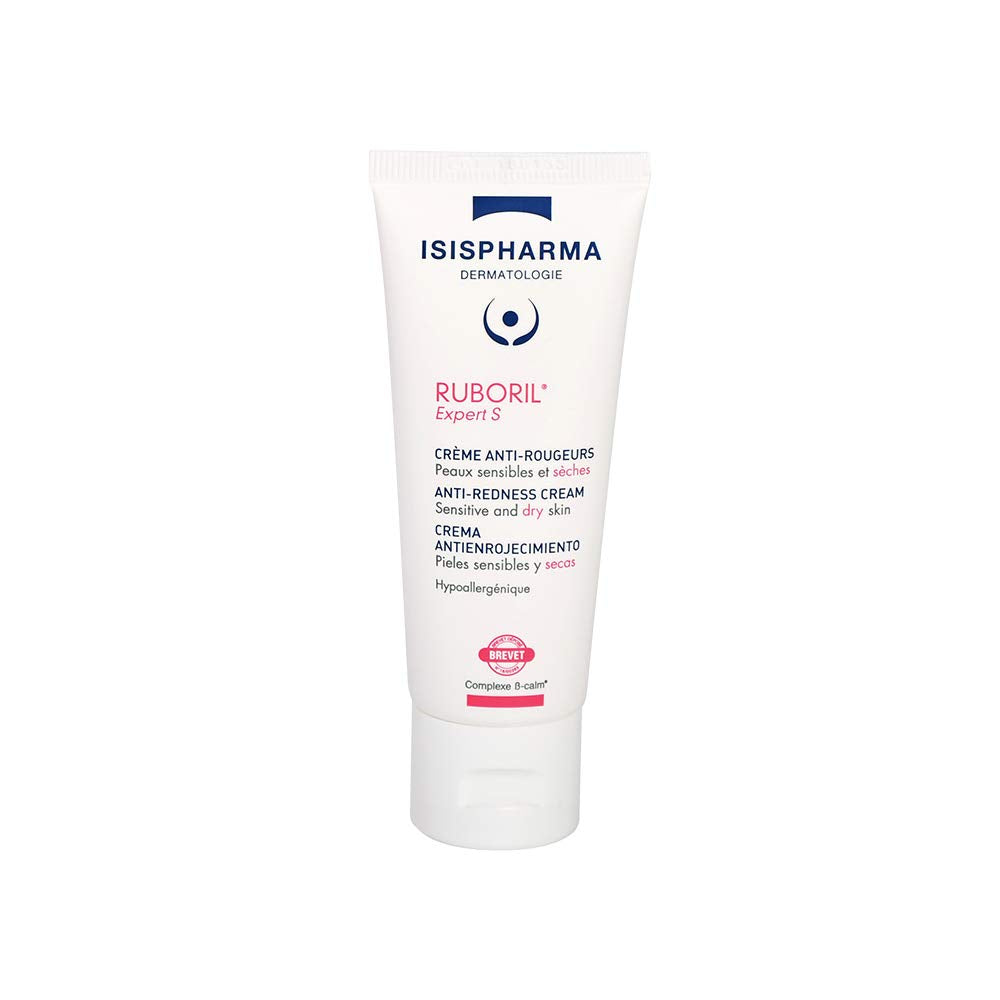 Isis Pharma Sensitive Skin Moisturizer - Hypoallergenic Cream for Dry, Irritated Skin Relief, Fragrance-Free Skincare, 1.35 fl oz