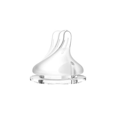 Lansinoh Natural Wave Baby Bottle Nipple - BPA Free, Slow Flow, 2 Pack