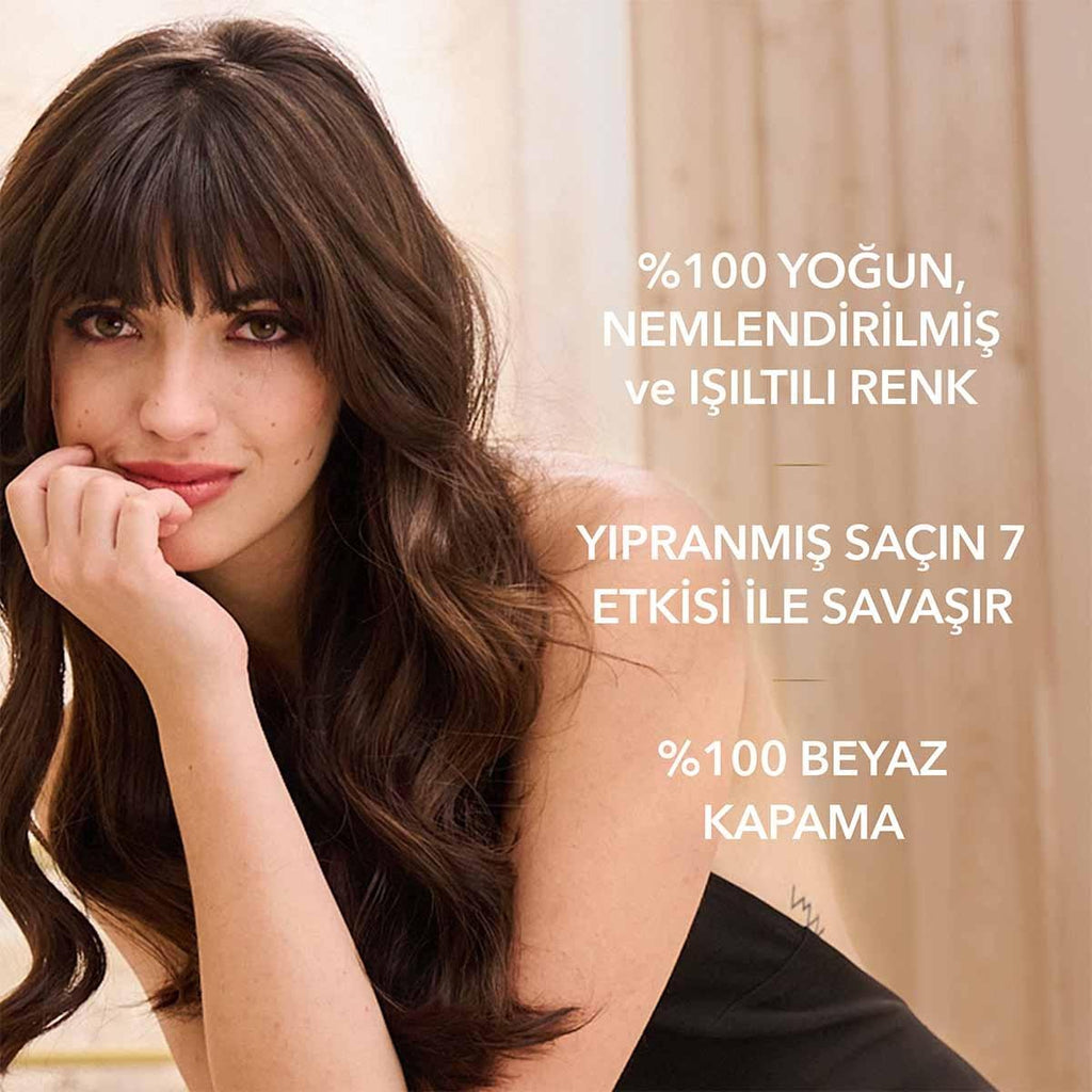Wella Koleston Supreme Hair Dye 7/77 Işıltılı Kahve - Luxurious Cream Dye for Vibrant Color