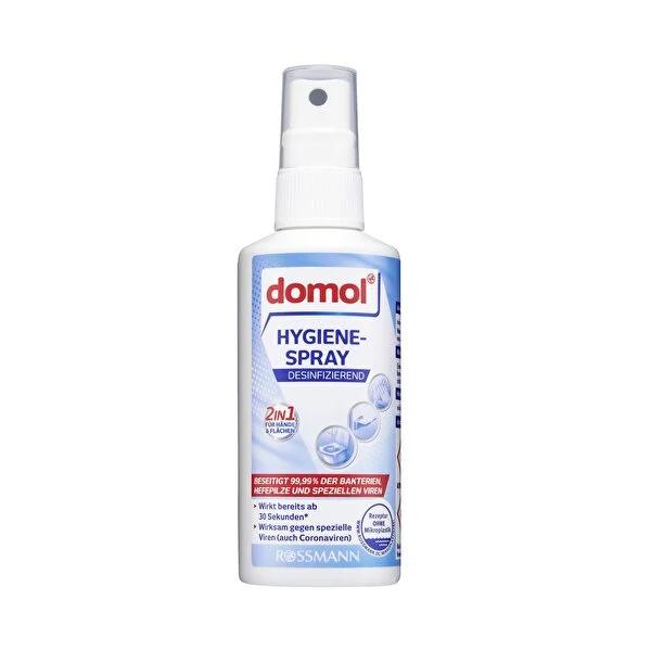 Domol Portable Antibacterial Surface Cleaning Spray - Travel-Sized 3.38 fl oz, Compact Hygiene Solution for On-the-Go