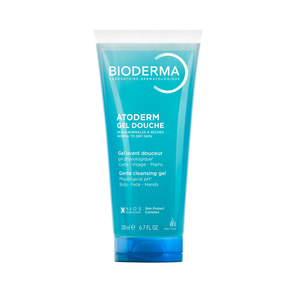 Bioderma Atoderm Shower Gel - Soap-Free Moisturizing Shower Gel for Dry & Sensitive Skin, 6.76 fl oz