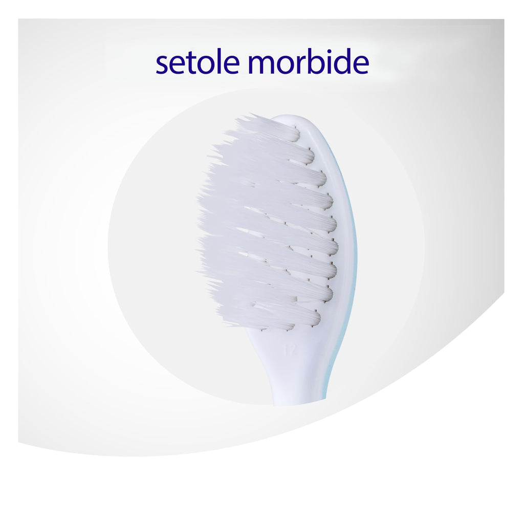 Meridol Soft Manual Toothbrush for Sensitive Teeth and Gums - Gentle Oral Care Toothbrush