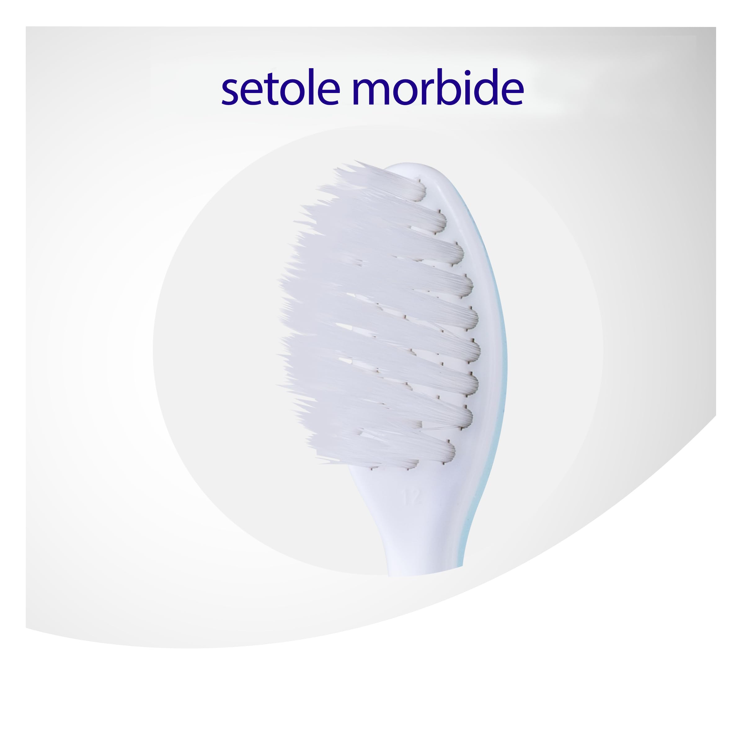 Meridol Soft Manual Toothbrush for Sensitive Teeth and Gums - Gentle Oral Care Toothbrush