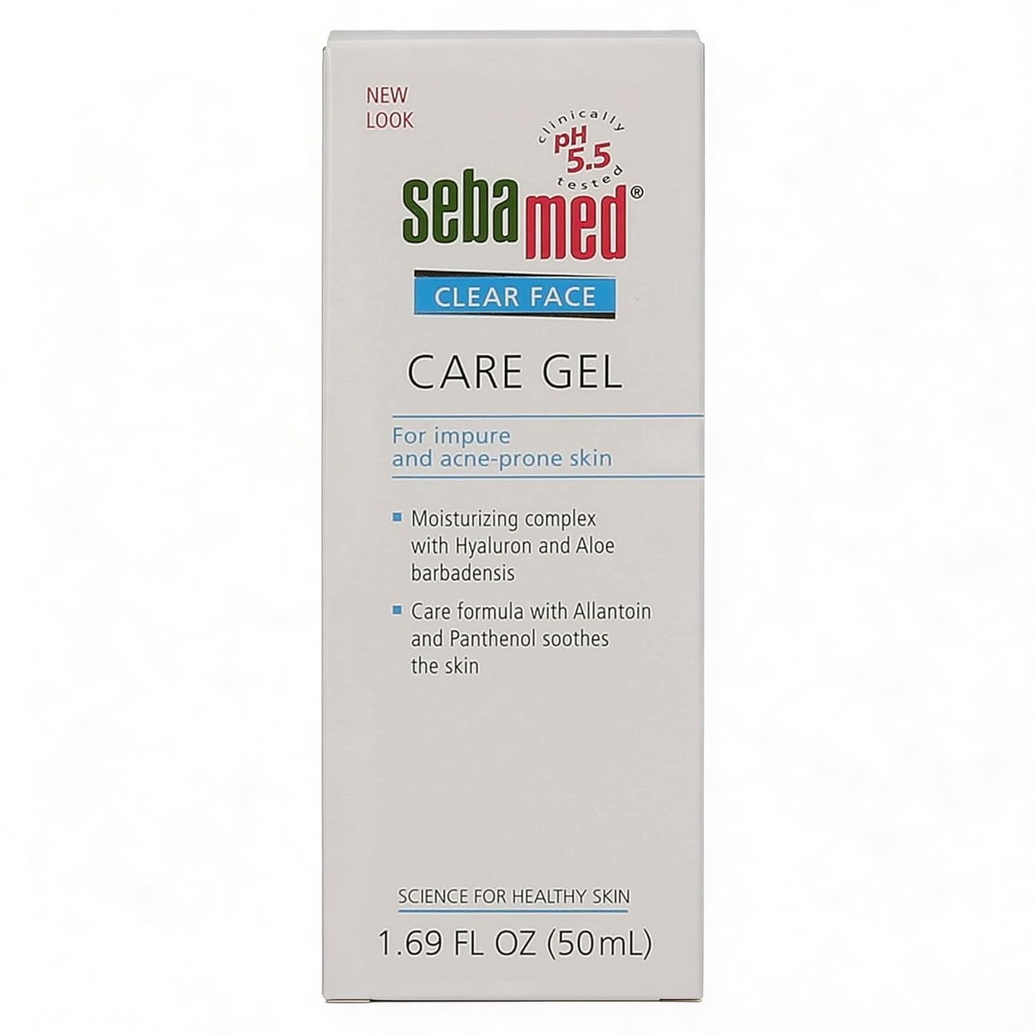 Sebamed Clear Face Care Gel - Gentle Hyaluronic Acid Skincare for Acne-Prone Skin, 1.69 fl oz