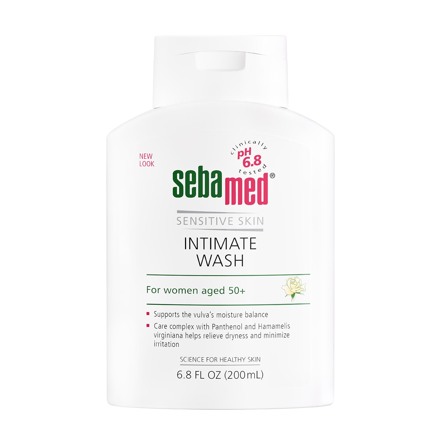 Sebamed Feminine Intimate Wash Menopause - 200ml, Gentle Hygiene for Dryness Relief