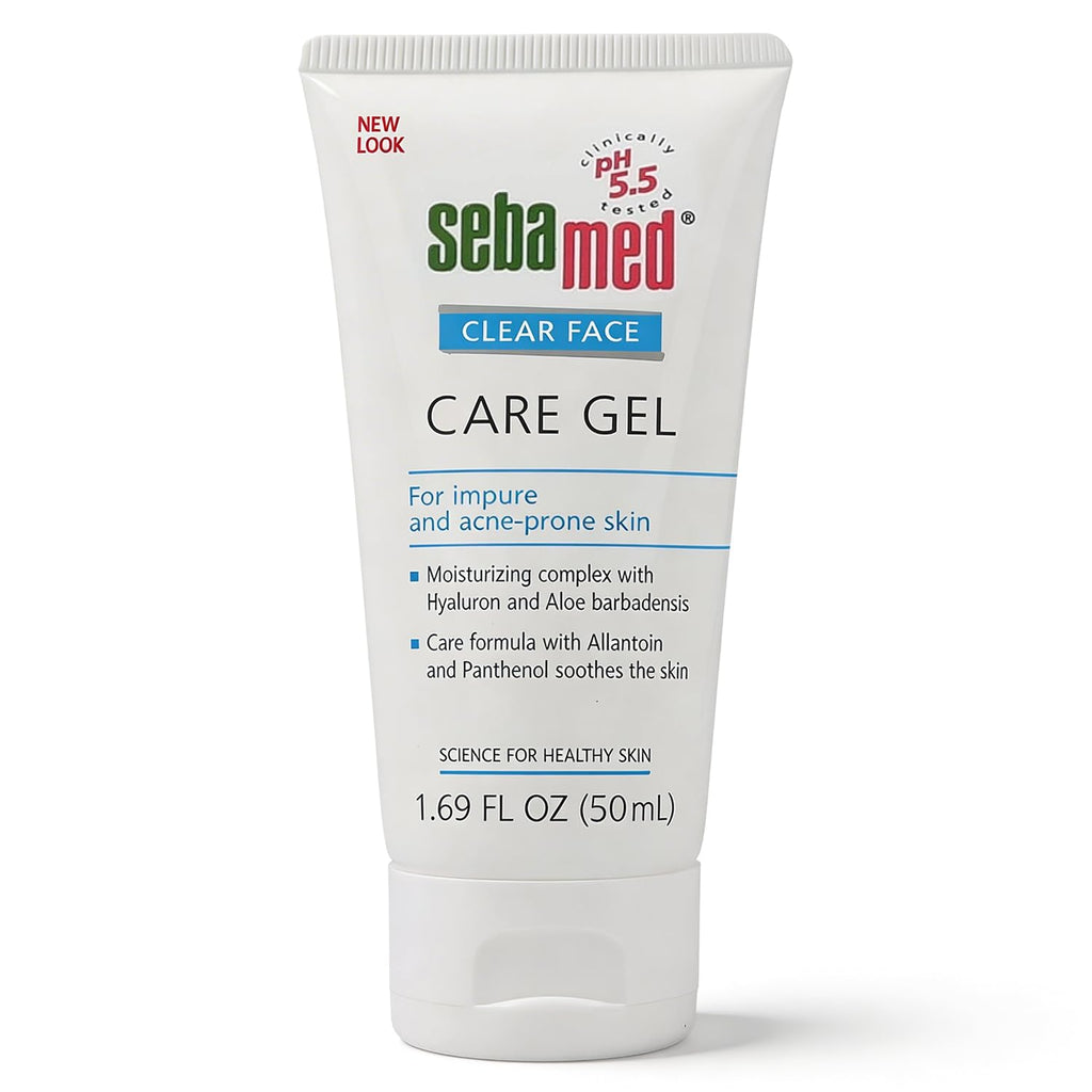 Sebamed Clear Face Care Gel - Gentle Hyaluronic Acid Skincare for Acne-Prone Skin, 1.69 fl oz