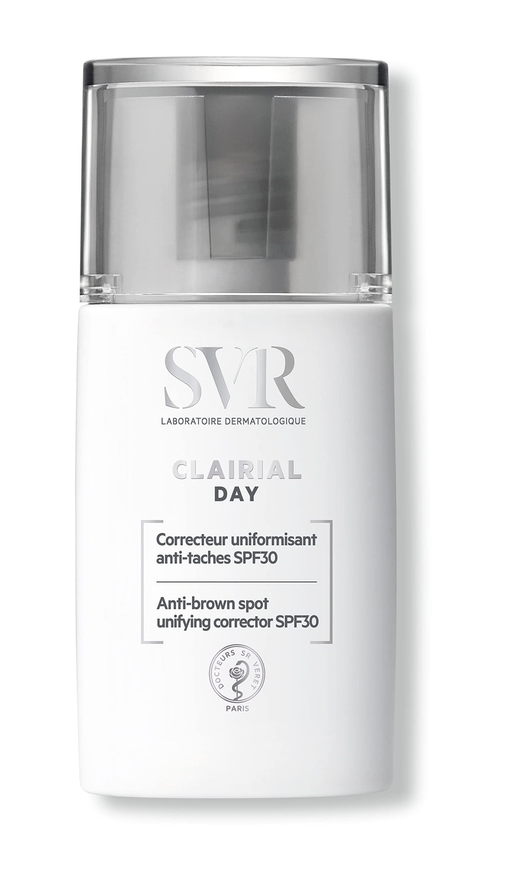 SVR Clairial Anti-Brown Spot Unifying Corrector Cream SPF30 - Hypoallergenic Skincare for Uneven Skin Tone