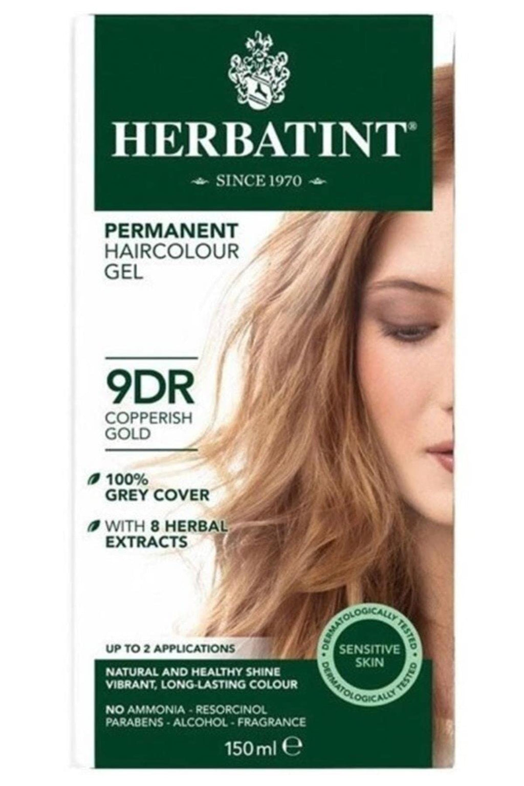 Herbatint Copperish Gold Hair Dye - Natural, Ammonia-Free Hair Color with Aloe Vera