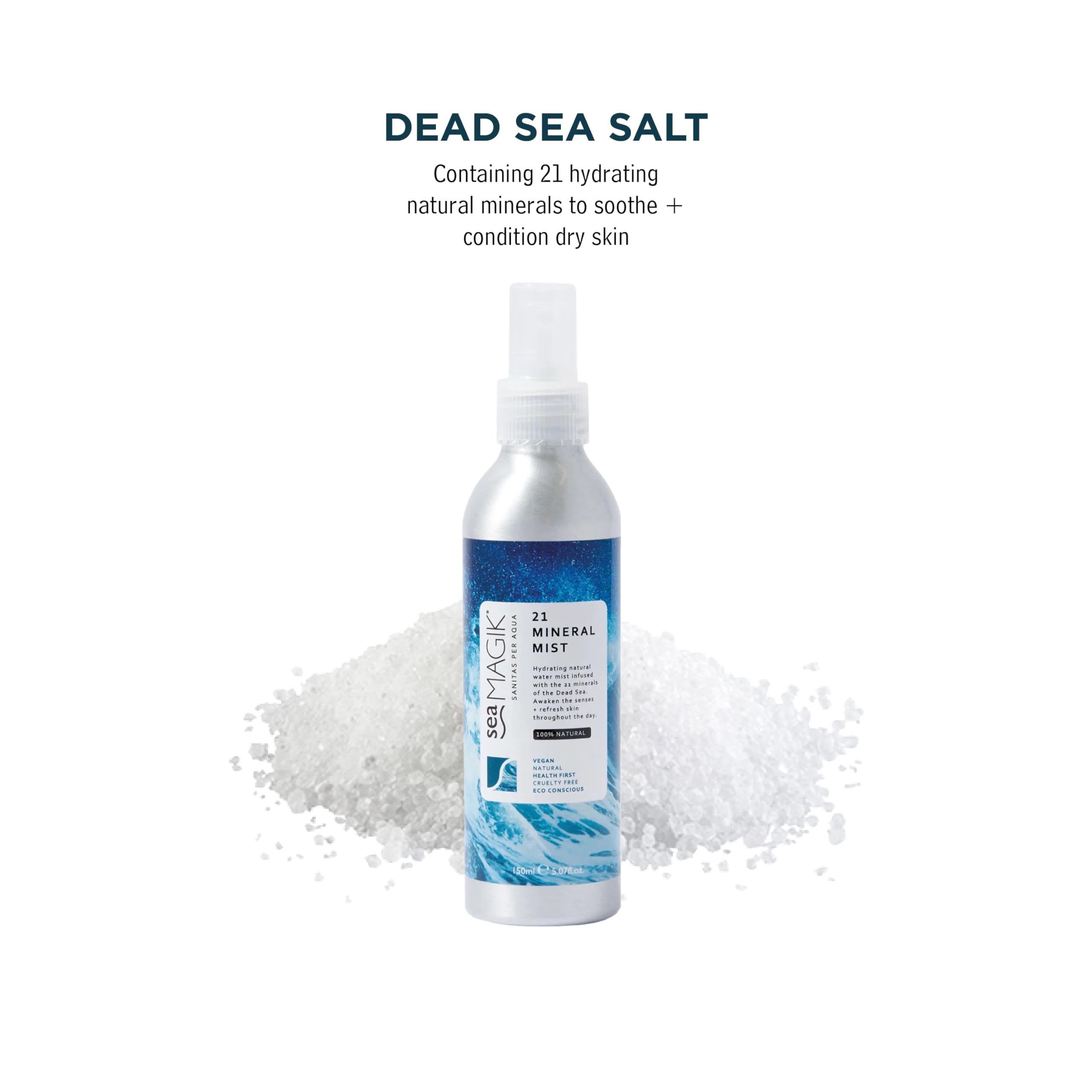 Dead Sea Spa Magik 21 Mineral Mist Spray - Natural Skin Care, 5.07 fl oz