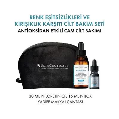 SkinCeuticals Anti-Wrinkle & Radiance Duo: Phloretin CF & P-Tiox Serum Set - Reduce Fine Lines, Even Skin Tone, Advanced Skincare
