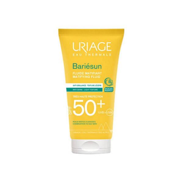 Uriage Bariesun SPF50 Matte Fluid: High Protection Sunscreen for Oily Skin - Non-Greasy UVA/UVB Defense & Shine Control (50ml)