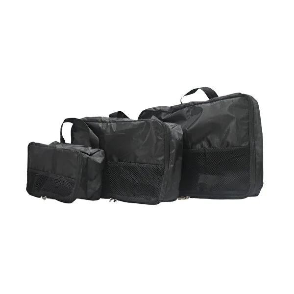 4nio Travel Organizer Set (3-Piece): Maximize Luggage Space with Packing Cubes & Suitcase Organizers - Perfect Travel Accessories
