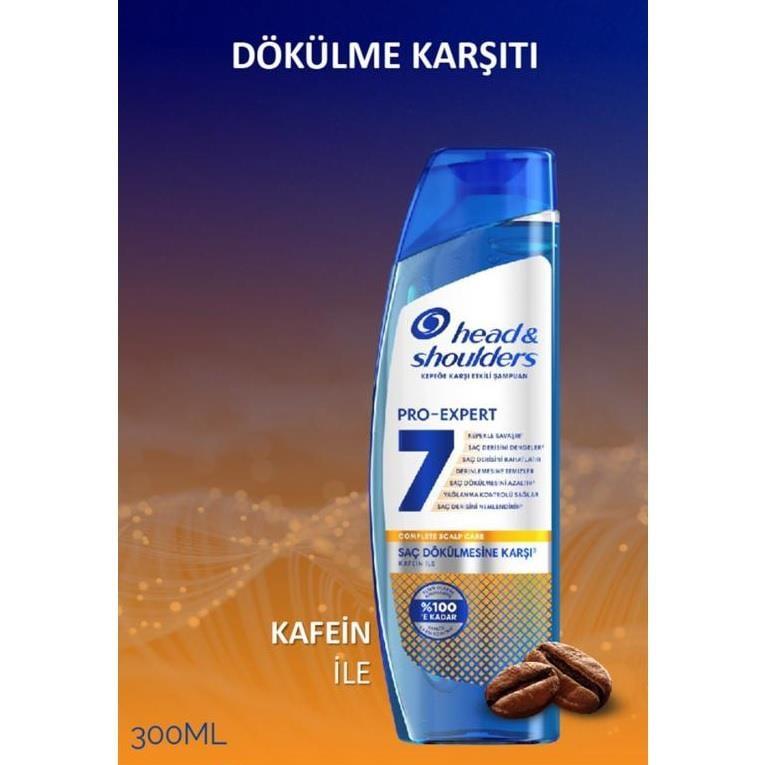 Head & Shoulders Pro-Expert 7 Anti-Hair Loss Shampoo with Caffeine - 10.14 fl oz - Anti-Dandruff, Scalp Care