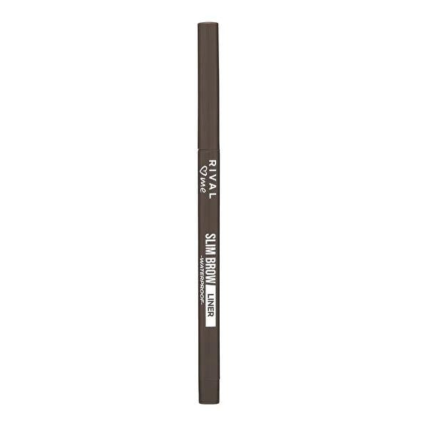 Rival Loves Me Cool Brown Slim Eyebrow Pencil: Long-Lasting, Water-Resistant, Ultra-Precise Brow Definition