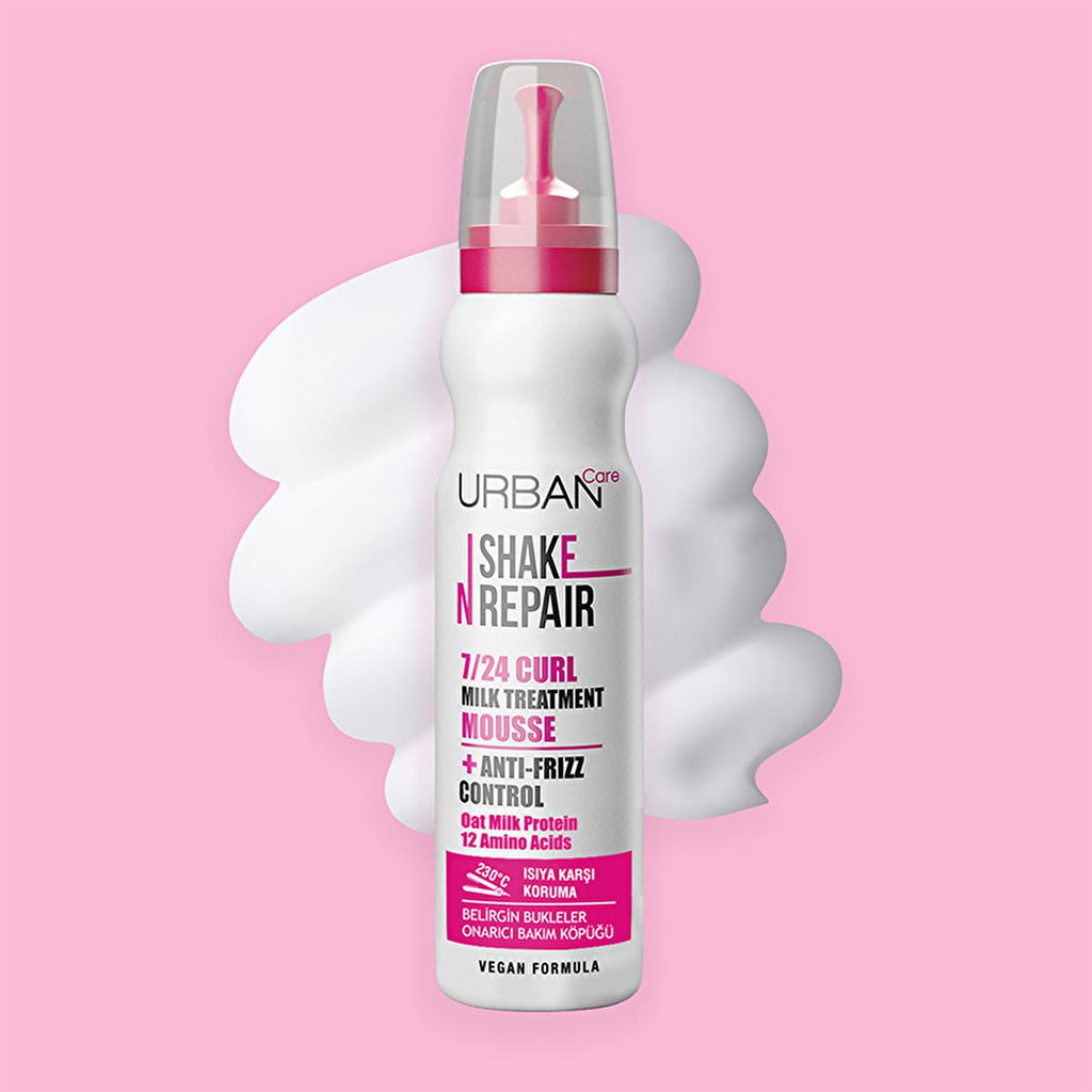 Urban Care Curly Hair Care Repair Spray - Vegan, Heat Protection Up to 230¡C, Dermatologically Tested - 5.07 fl oz