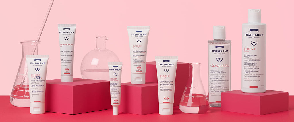 Isis Pharma Ruboril Expert SPF50+ Sunscreen Cream for Sensitive Skin - Matte Finish, Non-Greasy, UVA/UVB Protection