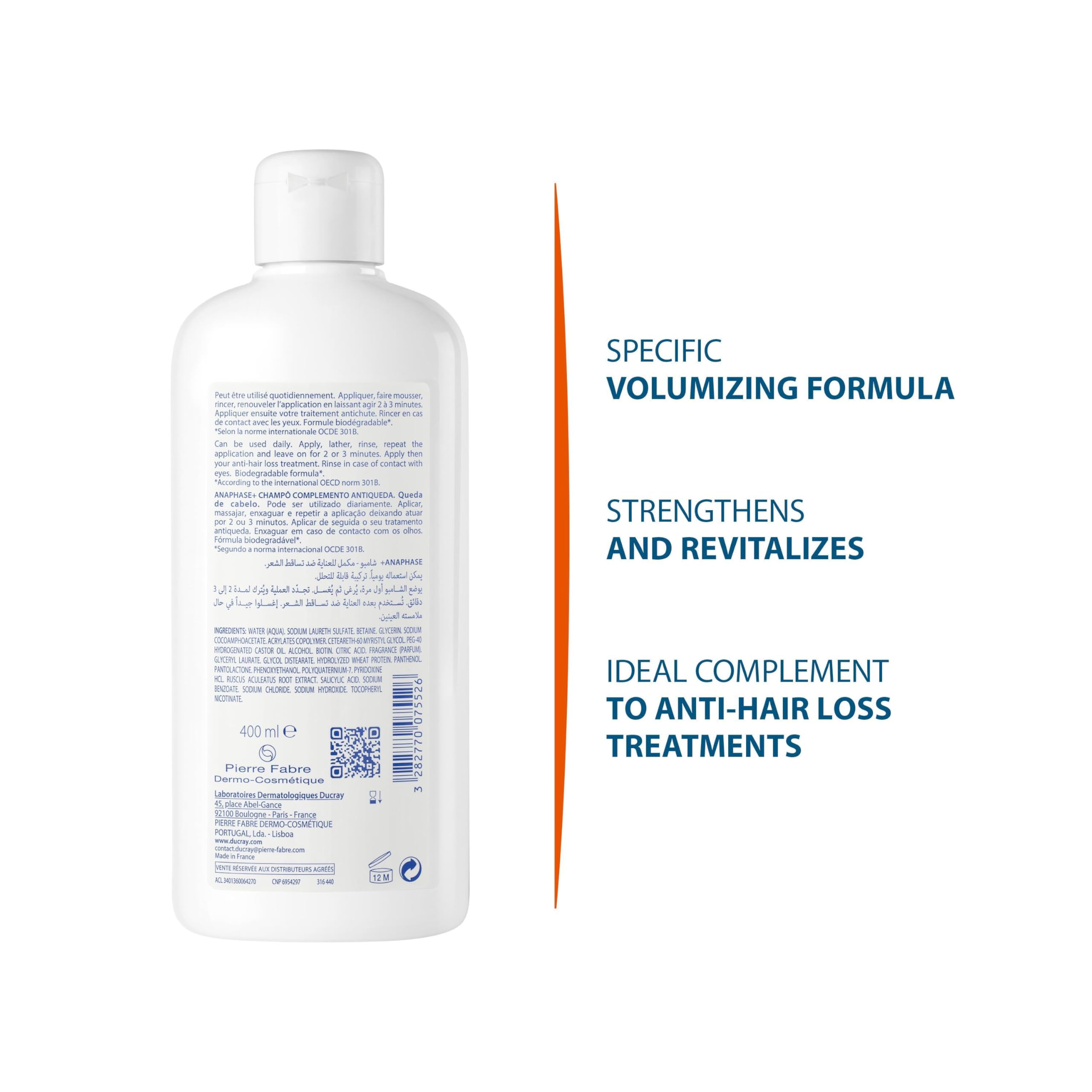 Ducray Anaphase+ Anti-hair Loss Complement Shampoo 400ml