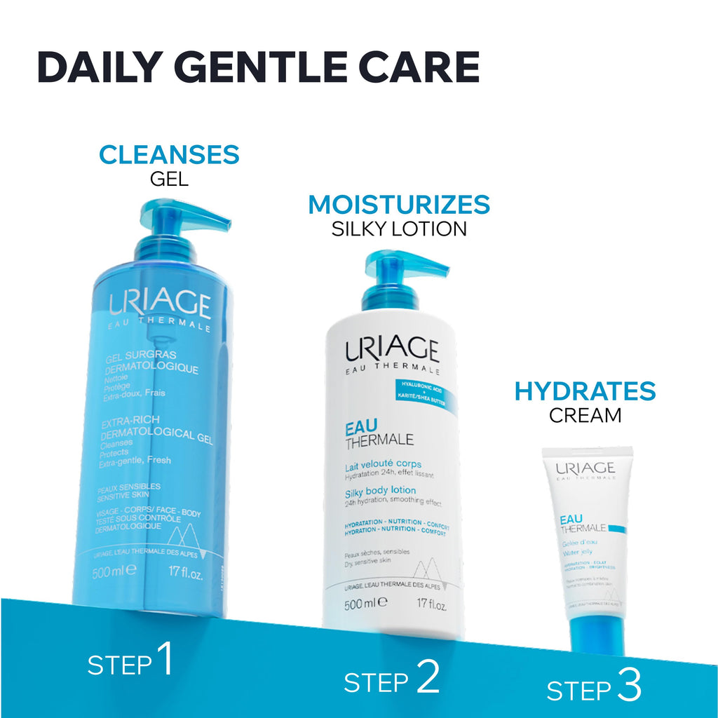 Uriage Sunscreen Spray SPF50+ Unscented - High Protection for Sensitive Skin, Face & Body