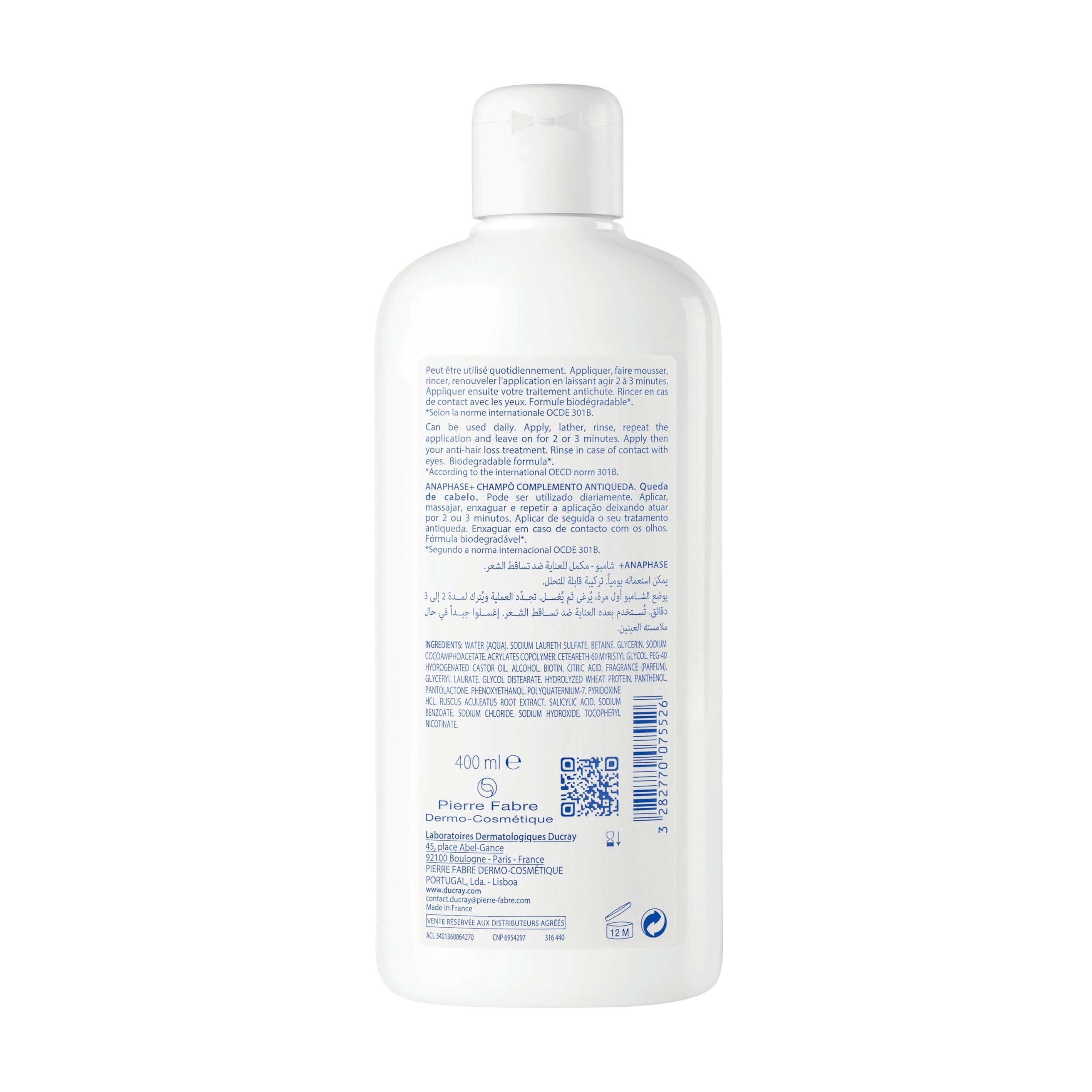 Ducray Nutricerat 200 ml worn hair shampoo