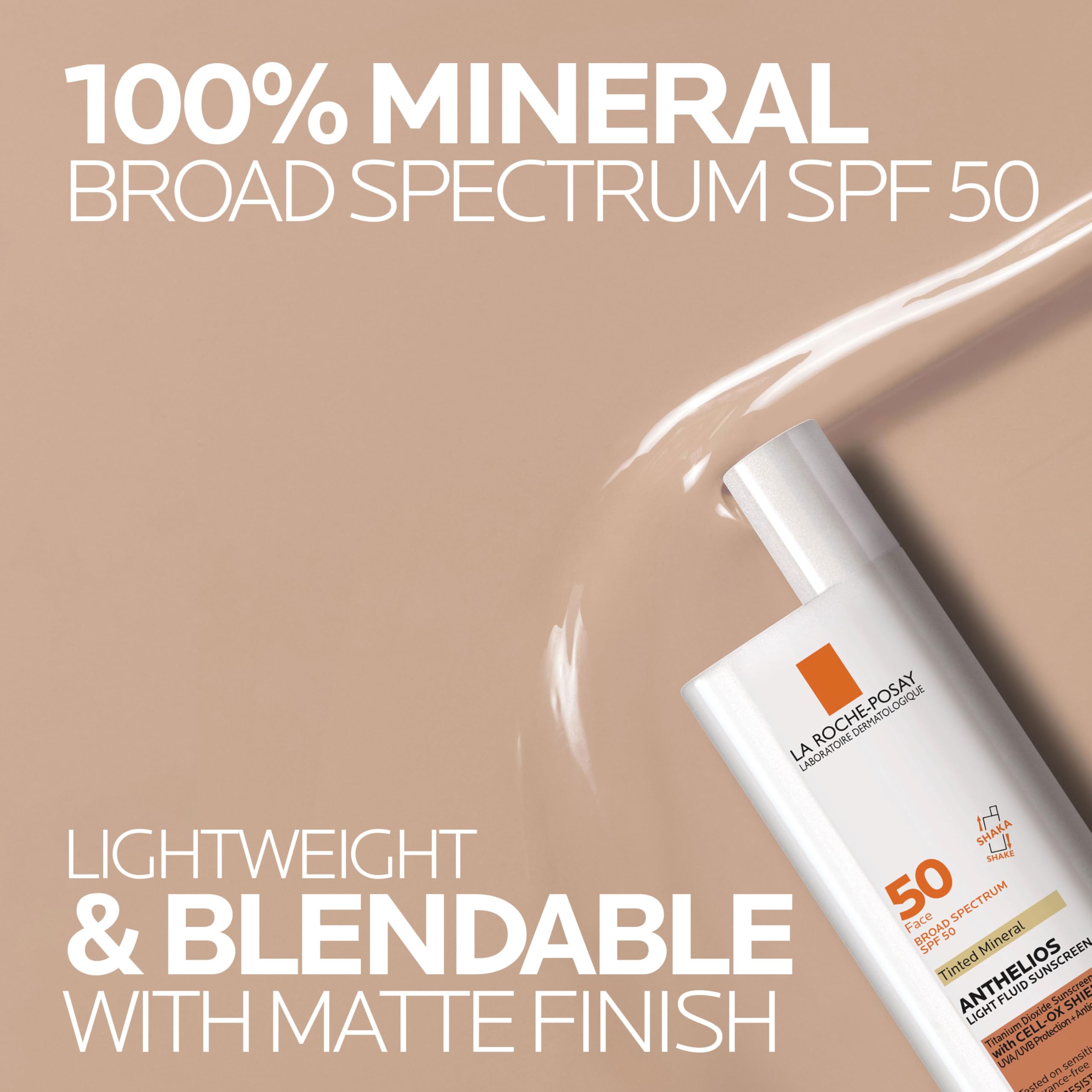 La Roche Posay Anthelios Uvmune 400 Oil Control Fluid Tinted Sunscreen SPF50+ - Protects Sensitive & Oily Skin