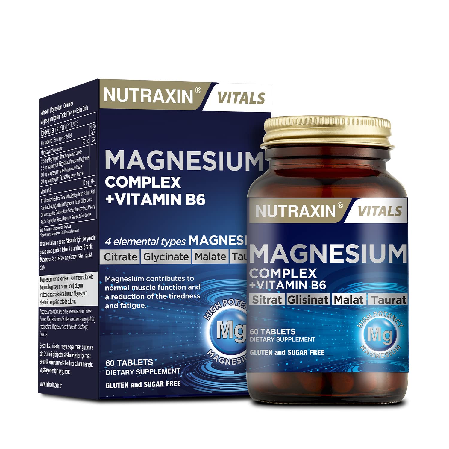 Nutraxin Magnesium Complex Food Supplement