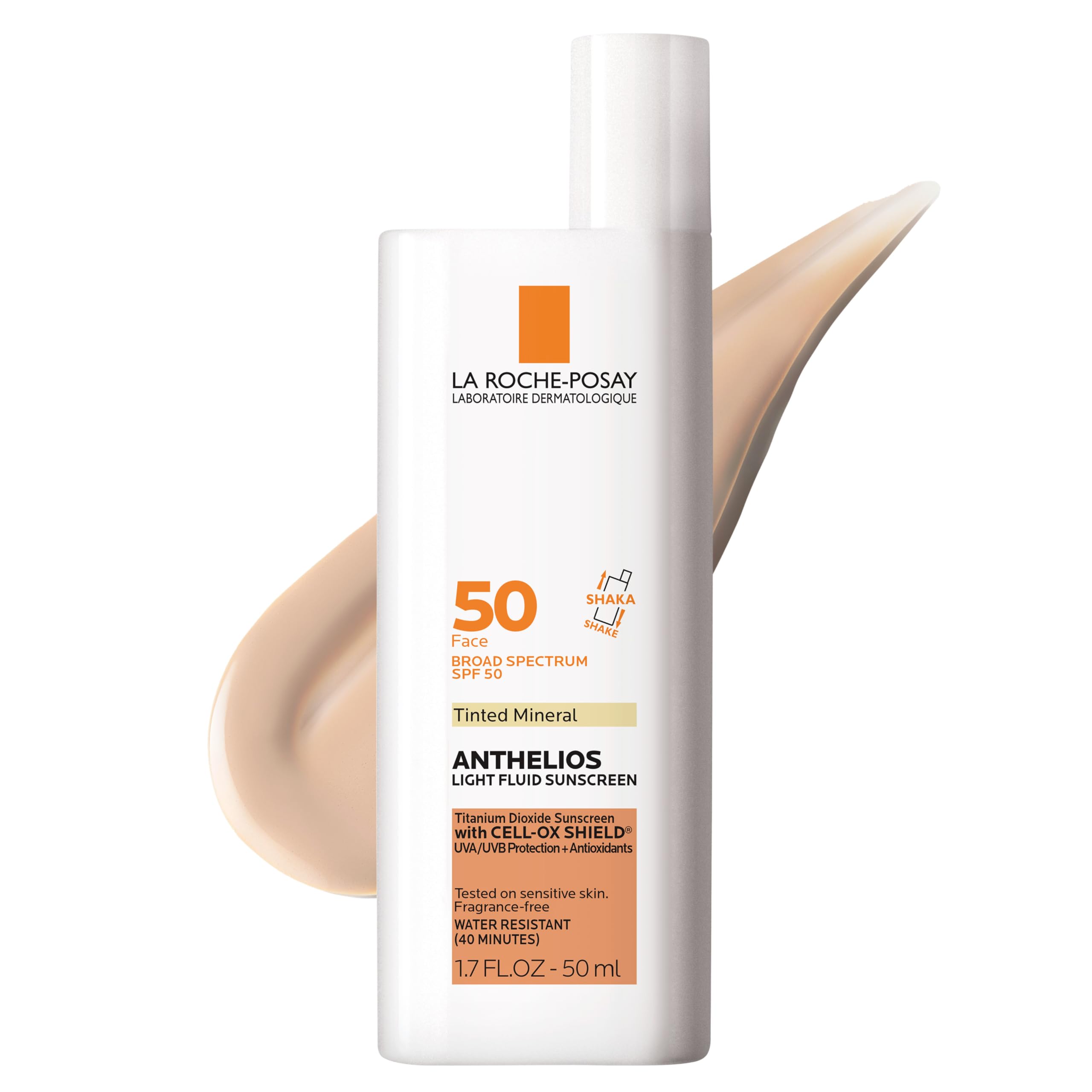 La Roche Posay Anthelios Uvmune 400 Oil Control Fluid Tinted Sunscreen SPF50+ - Protects Sensitive & Oily Skin