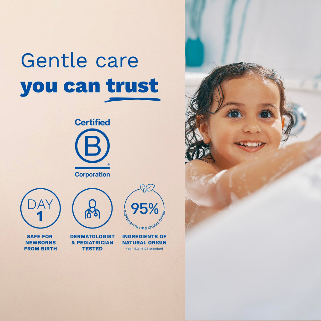 Mustela Gentle Baby Shampoo, Organic & Natural Hair Care for Newborns & Infants - 16.91 fl oz