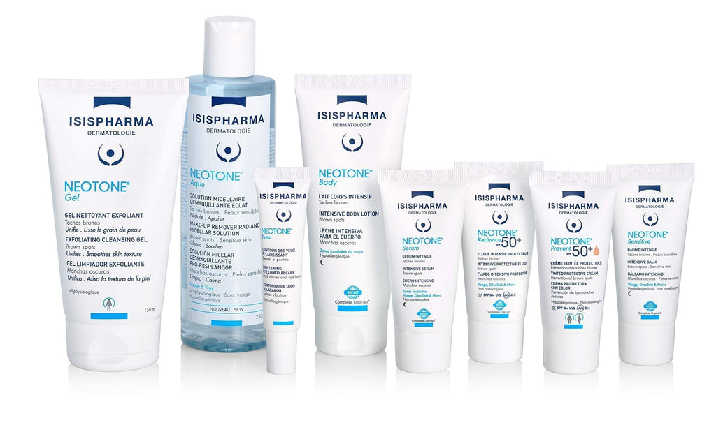 Isis Pharma Neotone Body Lotion for Sensitive Areas - 3.38 fl oz, Glycolic Acid & Shea Butter