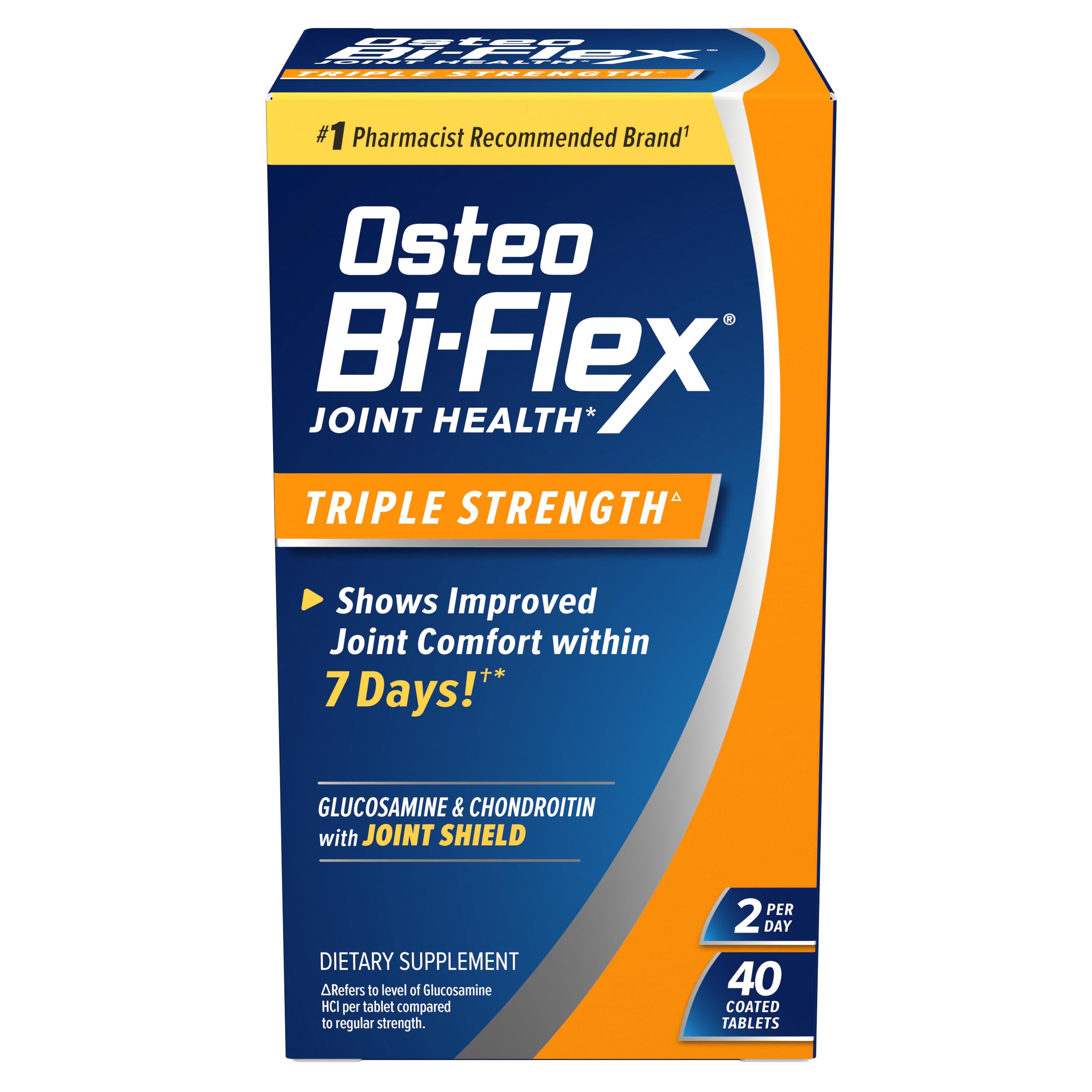 Osteo Bi-Flex Advanced Triple Strength Joint Health Supplement - 40 Tablets with Glucosamine, Chondroitin & MSM