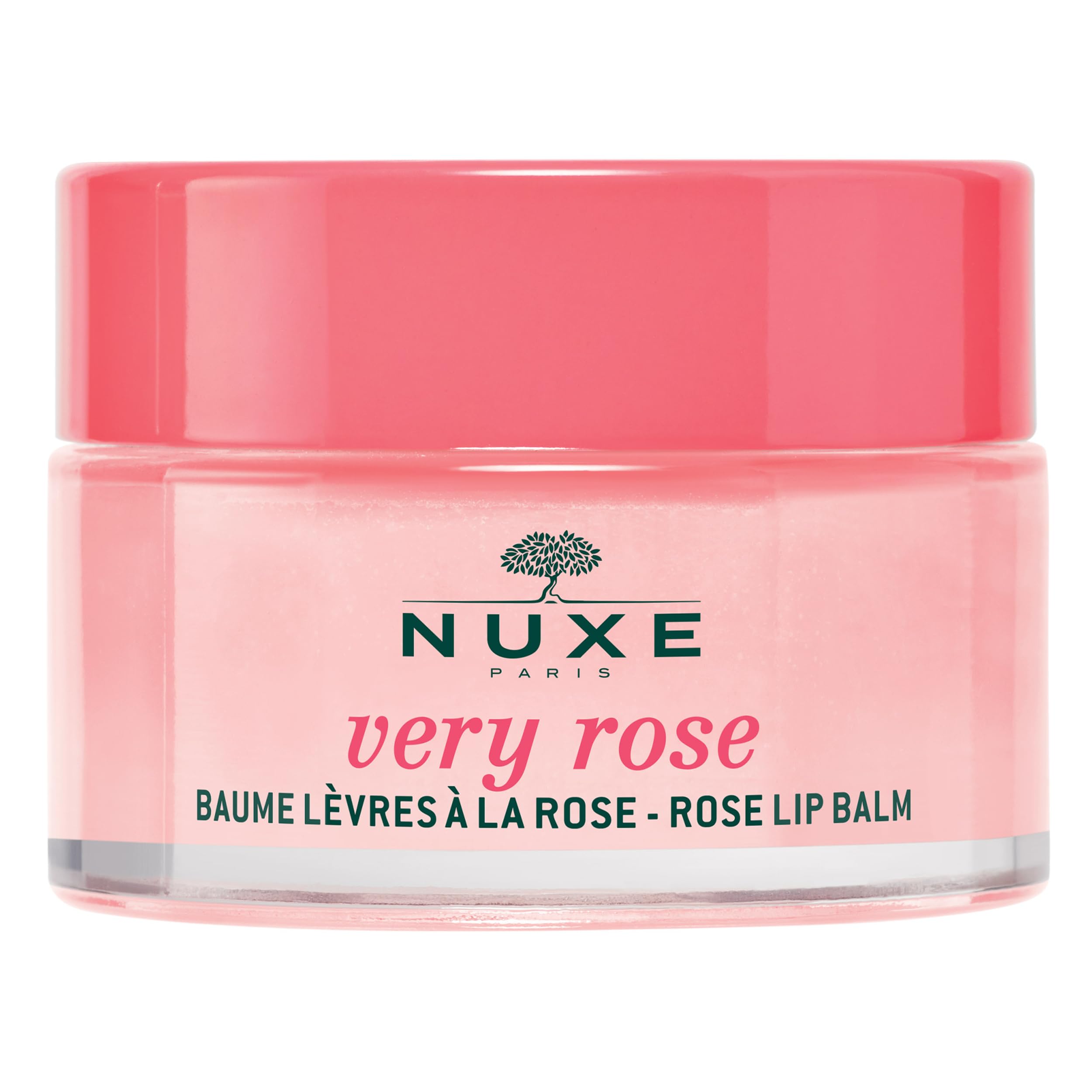 Nuxe Very Rose Lip Balm - Natural Nourishing Rose Oil Moisturizer for Dry Lips