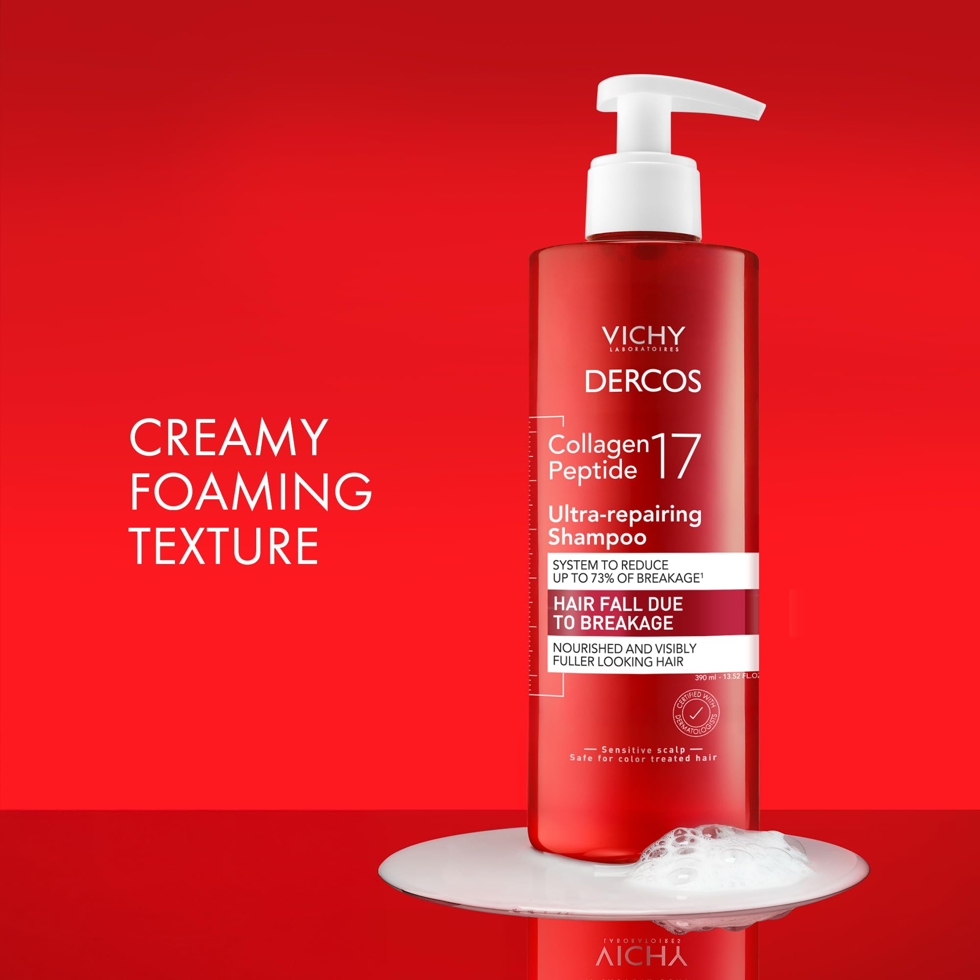 Vichy Dercos Oil Control Shampoo - Dermatological Anti-Dandruff Shampoo for Oily Hair, Paraben-Free, 6.76 fl oz