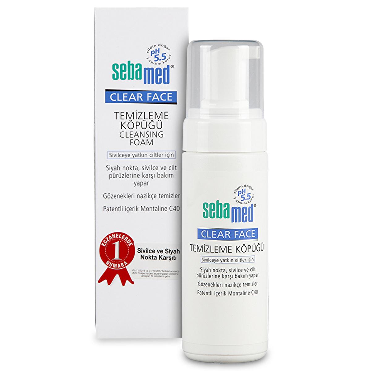 Sebamed Clear Face Facial Cleansing Foam - pH 5.5, Deep Cleansing, Acne Prone Skin Care