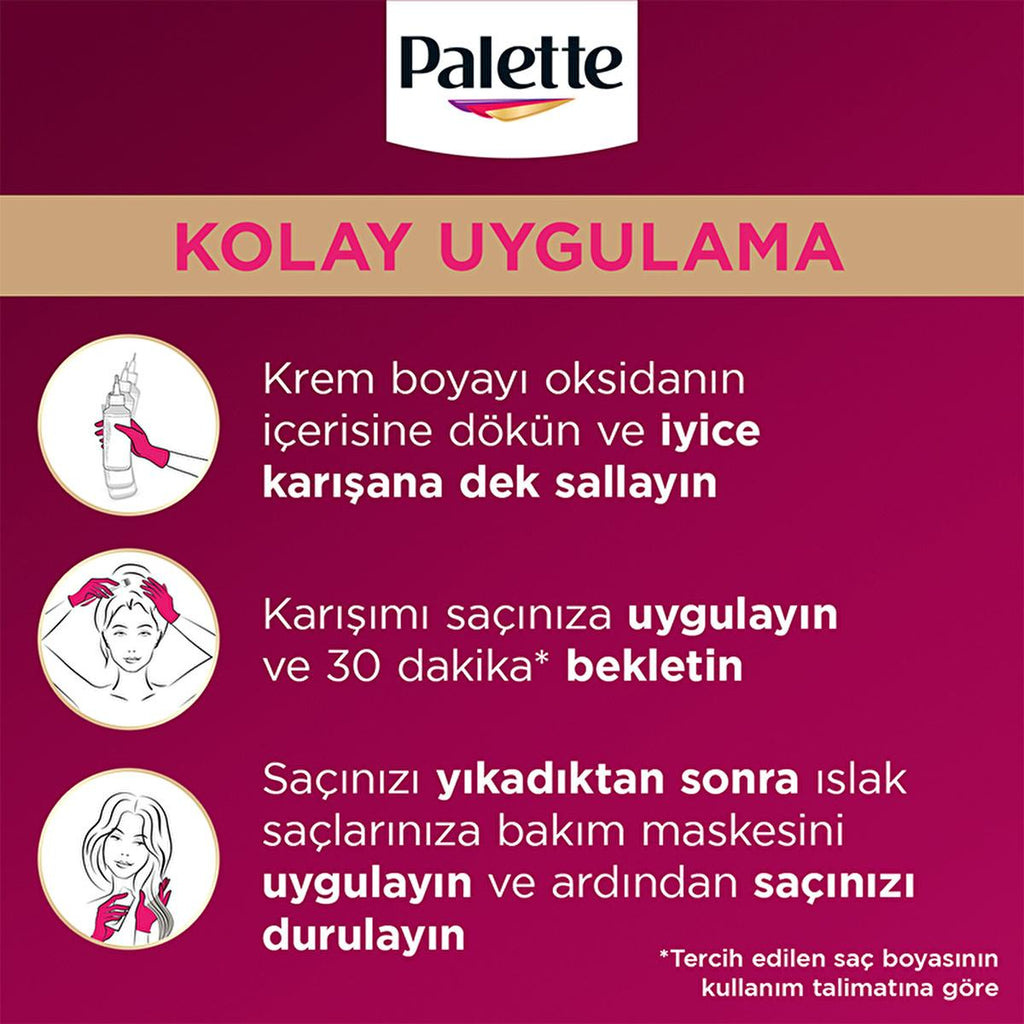 Palette Deluxe: Intense Black Hair Dye 1-0 - Long Lasting Color, Deep Conditioning with Micro Oils, At-Home Permanent Hair Coloring